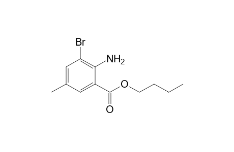 Butyl 2-amino-3-bromo-5-methylbenzoate