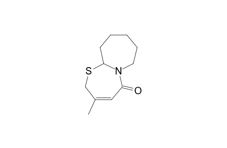 4-METHYL-2-OXO-6-THIA-1-AZABICYCLO-[5.5.0]-DODEC-3-ENE