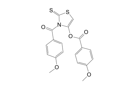 3-(4-Methoxybenzoyl)-2-thioxo-2,3-dihydro-1,3-thiazol-4-yl 4-methoxybenzoate