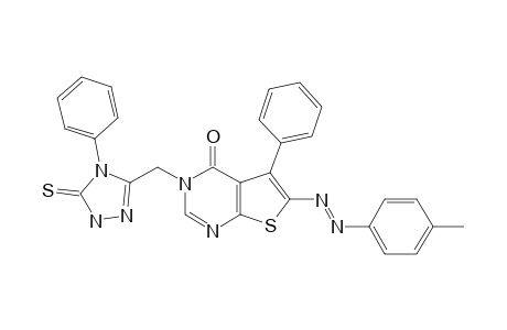 5-PHENYL-3-[(5-PHENYLAMINO-1,3,4-THIADIAZOL-2-YL)-METHYL]-6-(PARA-TOLYLAZO)-THIENO-[2,3-D]-PYRIMIDIN-4(3H)-ONE