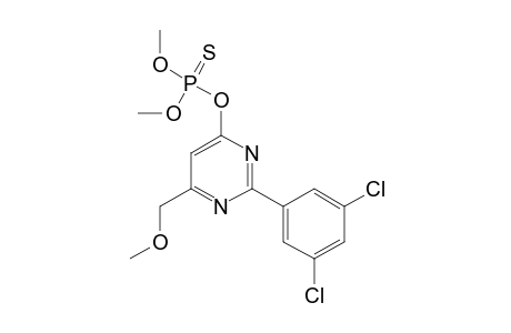 2-(3,5-dichlorophenyl)-6-(methoxymethyl)-4-pyrimidinol, O-ester with O,O-dimethyl phosphorothiote