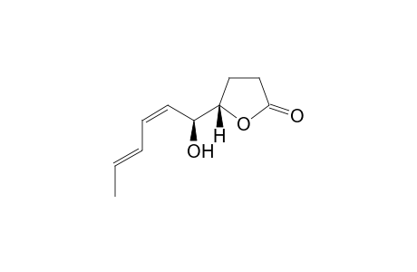 5-[(1S,2Z,4E)-1-hydroxyhexa-2,4-dienyl]-2-oxolanone