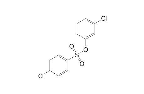 p-CHLOROBENZENESULFONIC ACID, m-CHLOROPHENYL ESTER