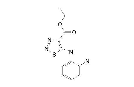 5-[(2-aminophenyl)amino]thiadiazole-4-carboxylic acid ethyl ester