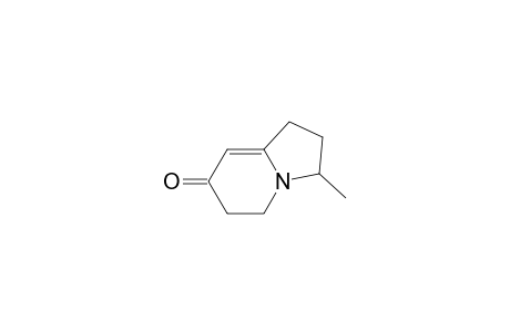 3-Methyl-,2,3,5,6-Tetrahydro-7(1H)-indolizinone