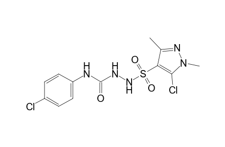 1-[(5-chloro-1,3-dimethylpyrazol-4-yl)sulfonyl]-4-(p-chlorophenyl)semicarbazide