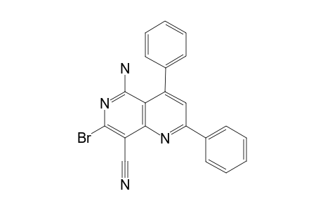 5-Amino-7-bromo-8-cyano-2,4-diphenyl-1,6-naphthyridine