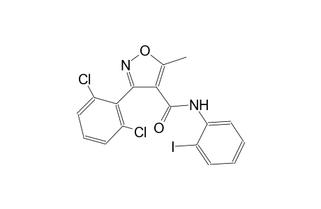 3-(2,6-dichlorophenyl)-N-(2-iodophenyl)-5-methyl-4-isoxazolecarboxamide