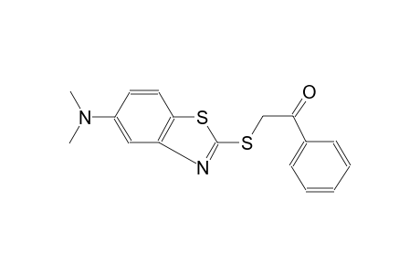 2-([5-(Dimethylamino)-1,3-benzothiazol-2-yl]sulfanyl)-1-phenylethanone