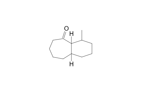 5H-BENZOCYCLOHEPTEN-5-ONE, DECAHYDRO-4-METHYL-