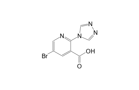 3-pyridinecarboxylic acid, 5-bromo-2-(4H-1,2,4-triazol-4-yl)-