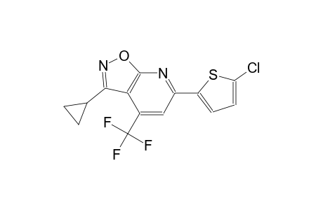 isoxazolo[5,4-b]pyridine, 6-(5-chloro-2-thienyl)-3-cyclopropyl-4-(trifluoromethyl)-