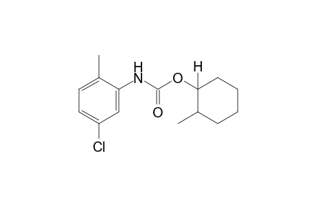 5-chloro-2-methylcarbanilic acid, 2-methylcyclohexyl ester