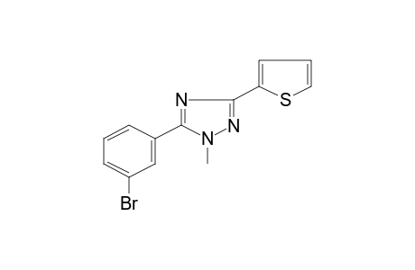 5-(3-BROMOPHENYL)-3-(2-THIENYL)-1-METHYL-1H-1,2,4-TRIAZOLE