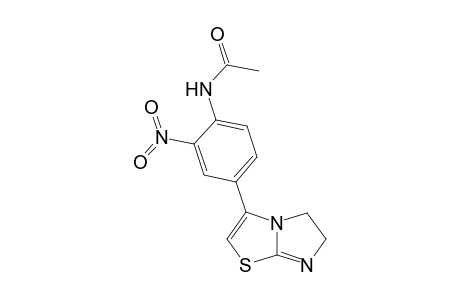 N-[4-(5,6-dihydroimidazo[2,1-b]thiazol-3-yl)-2-nitro-phenyl]acetamide