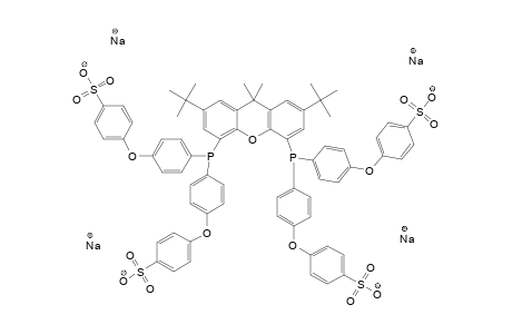 2,7-DI-TERT.-BUTYL-4,5-BIS-[DI-[PARA-(PARA-SULFONATOPHENYL)-PHENOXY]-PHOSPHINO]-9,9-DIMETHYLXANTHENE