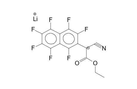 ETHYL 2-PERFLUORONAPHTHALENYL(CYANO)ACETATE, LITHIUM SALT