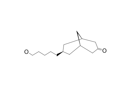 EXO-7-(5'-HYDROXY-1'-PENTYL)-BICYCLO-[3.3.1]-NONAN-3-ONE;N=5