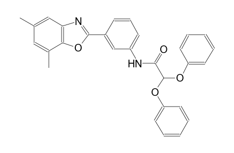 acetamide, N-[3-(5,7-dimethyl-2-benzoxazolyl)phenyl]-2,2-diphenoxy-