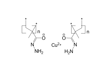 Poly(methacryloyl hydrazide), cu(ii) complex