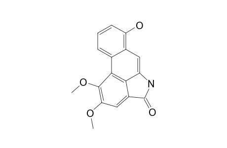 VELUTINAM;10-AMINO-8-HYDROXY-3,4-DIMETHOXYPHENANTHRENE-1-CARBOXYLIC-ACID-LACTAM