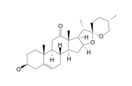 NEOBOTOGENIN=(25S)-SPIROST-5-EN-3-BETA-OL-12-ON