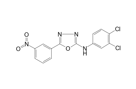 2-(3,4-dichloroanilino)-5-(m-nitrophenyl)-1,3,4-oxadiazole