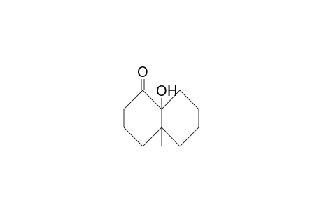 1(2H)-NAPHTHALENONE, OCTAHYDRO-8A-HYDROXY-4A-METHYL-