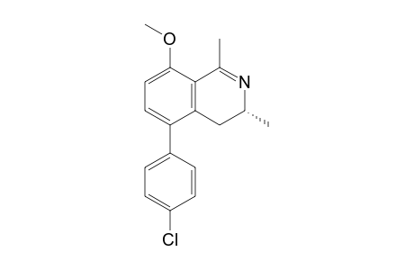 (R)-5-(4'-Chlorophenyl)-8-methoxy-1,3-dimethyl-3,4-dihydroisoquinoline