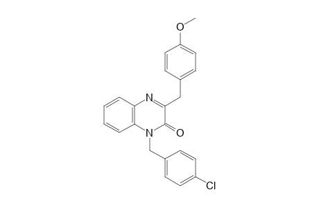 1-(p-chlorobenzyl)-3-(p-methoxybenzyl)-2(1H)-quinoxalinone