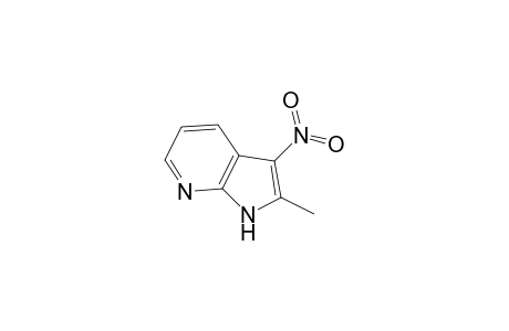 1H-Pyrrolo[2,3-b]pyridine, 2-methyl-3-nitro-