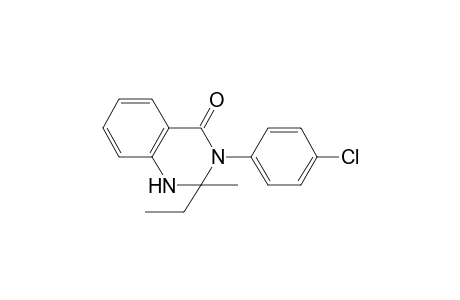 Quinazolin-4(1H)-one, 2,3-dihydro-3-(4-chlorophenyl)-2-ethyl-2-methyl-