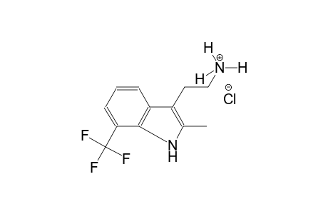 1H-indole-3-ethanaminium, 2-methyl-7-(trifluoromethyl)-, chloride