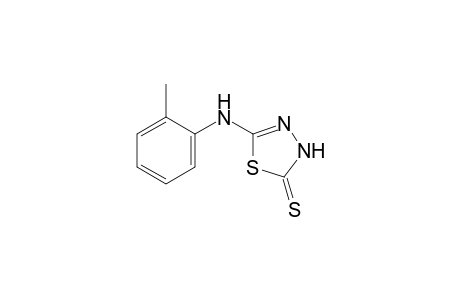 2-(o-TOLUIDINO)-delta2-1,3,4-THIADIAZOLINE-5-THIONE