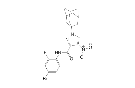 1-(1-adamantyl)-N-(4-bromo-2-fluorophenyl)-4-nitro-1H-pyrazole-3-carboxamide