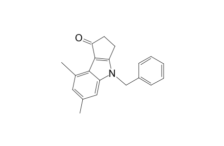 4-BENZYL-6,8-DIMETHYL-3,4-DIHYDRO-2H-CYCLOPENTA-[B]-INDOL-1-ONE