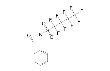 (+)-2-PERFLUOROBUTYLSULFONYLAMINO-2-PHENYLPROPIONALDEHYDE