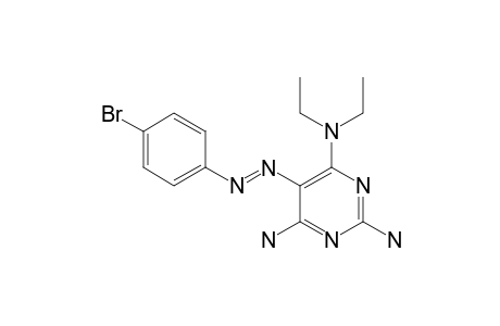 2,6-DIAMINO-5-[(PARA-BROMOPHENYL)-DIAZENYL]-4-DIETHYLAMINO-PYRIMIDINE