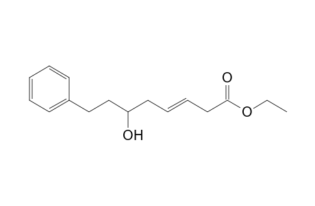 Ethyl 6-hydroxy-8-phenyloct-3-enoate