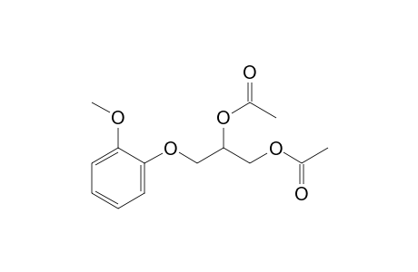 1,2-Diacetoxy-3-(2-methoxyphenoxy)propane