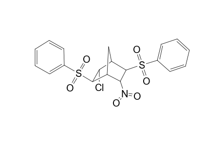 2-Chloro-5-nitro-3,6-bis(phenylsulfonyl)bicyclo[2.2.1]heptane