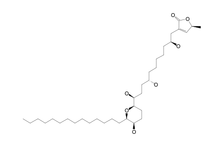 (2'R,5S,8'S,11'R,12'R,15'R,16'R)-3-(2',8',11',15'-TETRAHYDROXY-12,16-OXIDO-TRIACONTANYL)-5-METHYL-5H-FURAN-2-ONE