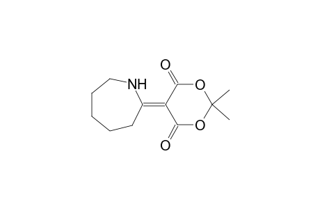 hexahydro-2H-azepine-delta^2,alpha-malonic acid, cyclic isopropylidene ester