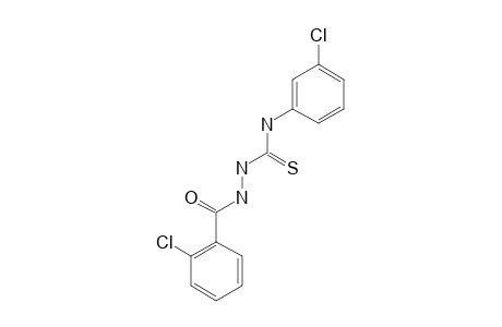 1-(o-chlorobenzoyl)-4-(m-chlorophenyl)-3-thiosemicarbazide