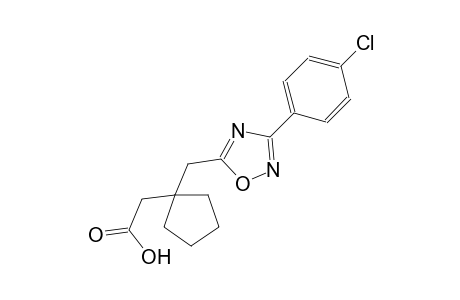 cyclopentaneacetic acid, 1-[[3-(4-chlorophenyl)-1,2,4-oxadiazol-5-yl]methyl]-