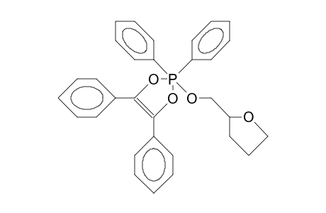 2,2,4,5-Tetraphenyl-2-(tetrahydro-furfuryloxy)-2,2-dihydro-1,3,2-dioxaphosphol-4-ene