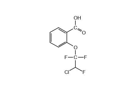 o-(2-chloro-1,1,2-trifluoroethoxy)benzoic acid