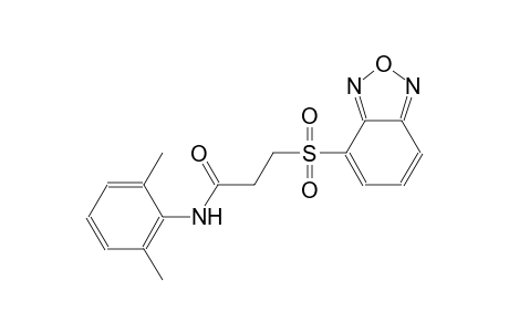 propanamide, 3-(2,1,3-benzoxadiazol-4-ylsulfonyl)-N-(2,6-dimethylphenyl)-