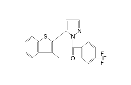 5-(3-METHYLBENZO[b]THIEN-2-YL)-1-(alpha,alpha,alpha-TRIFLUORO-p-TOLUOYL)PYRAZOLE