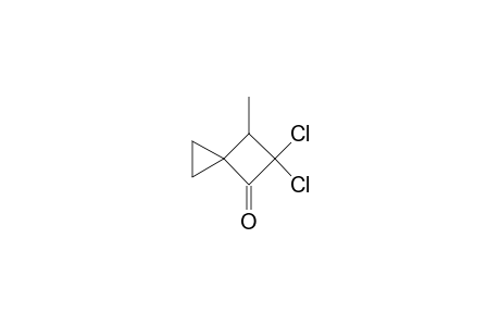 5,5-bis(chloranyl)-4-methyl-spiro[2.3]hexan-6-one